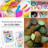 Dual Tip Acrylic Paint Pens, 26 Colors, Medium and Brush Tips, Ideal for Rock Painting, Ceramic, Wood, Plastic, Calligraphy, Scrapbooking, Card Ma...