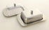 Zoie + Chloe Stainless Steel Butter Dish with Easy to Hold Lid...