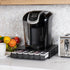 Mind Reader Single Serve Coffee Pod Drawer, 36 Pod Capacity, Countertop Organizer, Metal, 12.75" L x 13" W x 3" H, Black...