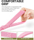 OutdoorMaster Bungee Dog Leash, Heavy Duty Dog Leash with Shock Absorption, 2 Padded Handles Training Leash, Improved Dog Safety and Comfort (Pink...