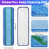 8-Pack Reusable Microfiber Mop Pads for Swiffer PowerMop,Power Mop Pads Refills - includes 4 Microfiber Cleaning Pad, 4 Microfiber Deep Cleaning P...