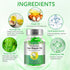 Organic Rosemary Hair Oil Capsules 40 PCS, Rosemary & Argan & Avocado Hair Growth Oil for Frizz Dry&Damaged Hair, Deep Moisturizing Hair Heat Prot...