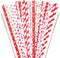 JANYUN 40 Pieces Valentine's Day Drinking Straws BPA-Free 9" Printing Hard Platic Valentine Holiday Reusable Straws for Family or Party Favors Sup...