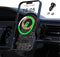 Wireless Car Charger with Phone Holder Mount, 15W-5W Qi Fast Charging Auto Clamping Car Charger Phone Holder Mount, for iPhone 15 14 13 12 11 Pro ...