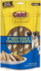 Cadet Gourmet Beef Hide Twist Chew Sticks, Long Lasting & Natural Chew Treats for Dogs, Inspected & Tested in USA, Chicken Flavor (6 Count)...