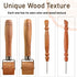 Savina Seam Roller & Stiletto for Sewing/Quilting - Wooden Pressing Roller, Easy to Grip Handle - Wooden Sewing Quilting Tools Set...