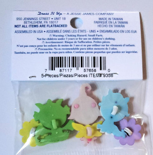 Dress It Up Embellishments-Fairies Welcome...