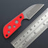 C1297 Fixed Blade Knife Neck Knife,9Cr18Mov Blade G10 Handle EDC Tool Knifes for Outdoor, Camping, Hiking, Fishing,Hunting with kydex Sheath (Red)...