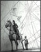 Posterizer 1 pcs-minimalist pencil drawing style-Don Quixote and his loyal squire inspired art 2-Men's Art Collection Gifts for Men Decor for Home...