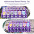 Diamond Painting Accessories Tray Organizer, Art Painting Beads Sorting Storage containers, Diamond Art Tools Kits for Glitter Rhinestones/5D Diam...