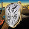 Melting Clock, Salvador Dali Watch Melted Clock for Decorative Home Office Shelf Desk Table Funny Creative Gift, Rome Gold...