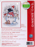 Dimensions Christmas Cross Stitch Kit, Joyful Snowman (14 Count) 4 Piece...