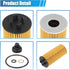 X AUTOHAUX Engine Oil Filter Replacement 11428570590 11428575210 Oil Fuel Filter for Mini Cooper Clubman Base S 1.5L L3 - Gas 2.0L L4 - Gas 2016...