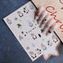 JMEOWIO 4 Sheets Christmas Glitter Nail Art Stickers Decals Self-Adhesive Pegatinas Uñas Snowflake Xmas Winter Holiday Santa Cute Nail Supplies Na...