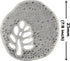 Bezelry 12 Pieces Through The Tree Metal Shank Buttons. 23mm (7/8 inch) (Antique Silver)...