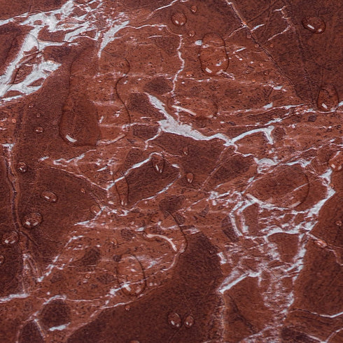 88"x15.8" Red Brown Marble Contact Paper for Countertop Faux Granite Wallpaper Covers Counter Top Peel and Stick Waterproof Wallpaper for Decor Ki...