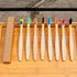 Bamboo Toothbrushes (10 Pack) | BPA Free Soft Bristles Tooth Brush, Eco Friendly Multi-Color Bristle Wood Tooth Brushes Recycled Biodegradable, So...