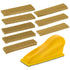 Dura-Gold Micro Hand Sanding Block Kit, 3.5” x 1” Pad, Hook & Loop Backing, 40 Sandpaper Sheets, 5 Each 60, 80, 120, 180, 220, 320, 400, 600 Grit ...