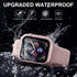 Charlam Compatible with Apple Watch Case 42mm Series 3 2 1 with Screen Protector, Full Protective Waterproof Bumper Cases Touch Sensitive Clear Fi...