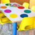 SCRIBBLEDO 8 Pack Dry Erase Dots 11 inch Colorful Dry Erase Circles for Tables Whiteboard Wall Removable Vinyl for School Classroom Teachers Stude...
