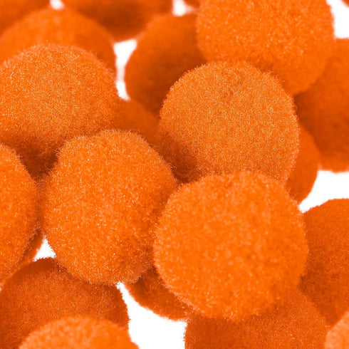 MECCANIXITY Pom Felt Balls Felting Fabric 1.5cm 15mm Orange for Home Crafts Project DIY Pack of 100...