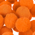MECCANIXITY Pom Felt Balls Felting Fabric 1.5cm 15mm Orange for Home Crafts Project DIY Pack of 100...
