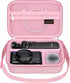 Canboc Carrying Camera Case for Sony ZV-1/ ZV-1 II/ZV-1F Vlog Digital & Vlogger Accessory Kit Tripod, Travel Storage Bag with Strap, Mesh Pocket f...