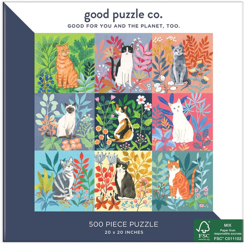 Good Puzzle Co. Cats and Flowers...