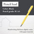 SUN-STAR Stylish Metal Pencil Metacil Retractable Click Pencils for Artist Drawing, Sketching, Non-Sharpening, Pencil Lead Color: Black H, Yellow...