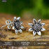 NOVICA Artisan Handcrafted Small Sunflower Stud Earrings | .925 Sterling Silver Stud Earrings | Lightweight With Gift Pouch | Sunflower Love-Theme...