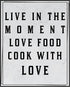 Posterizer 1 pcs-Kitchen Print-Funny Quotes-love food-cook with love-Kitchen & Bar Art-Comedy Art-Art Poster Print for Home, Office, Store, Bar- u...