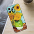 Compatible with iPhone 14 Pro Max,Yellow Floral Sunflowers Van Gogh Art Aesthetic Design Phone Case,TPU Shockproof Waterproof Antishock Phone Prot...