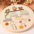 Harimau 4P Beginner Embroidery Kit,Natural Landscape Pattern,Cross Stitch Kits, Including Stamped Embroidery Cloth with 2 Embroidery Hoops, Multic...