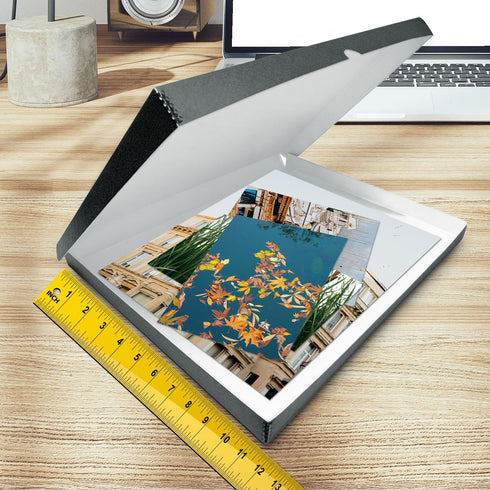 Golden State Art, Archival Folio Storage Box 11x14, Clamshell Design with Metal Edge, Preserve And Store Photos Documents Cards Prints Arts And Cr...