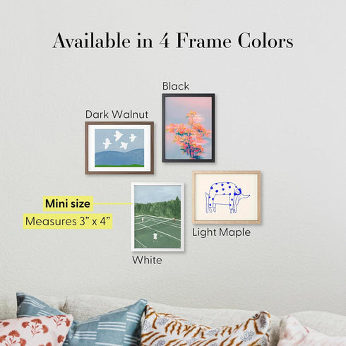 Society6 - 69796-frmp01 Huebucket Sushi Persian Cat Mini Art Print, White Frame...