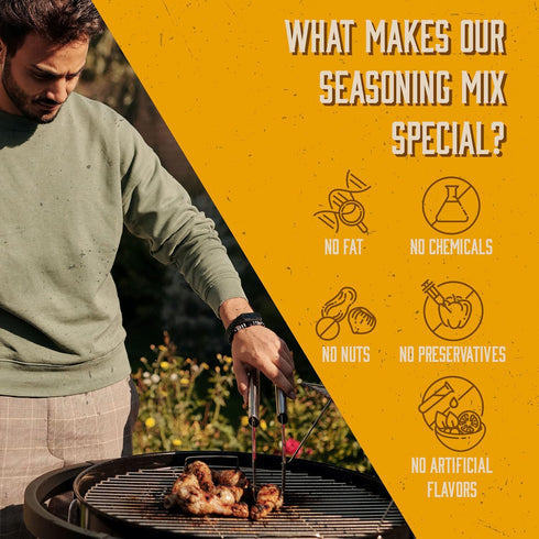 Chick Magnet Rotisserie Chicken Seasoning Rub for Cooking, Smoking, and Grilling, Gluten-Free, Low Sodium, Keto-Friendly Chicken Seasoning Spice B...