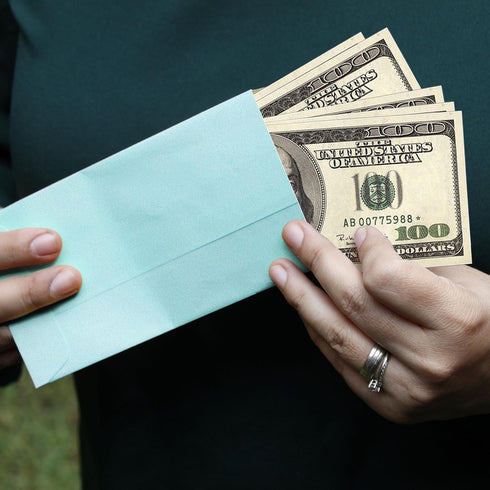 100Pcs Housekeeping tip envelopes Cash self adhesive tip envelopes Housekeeping thank you tip envelopes Bulk for Hotel Motel Coin Seed Money Gratu...