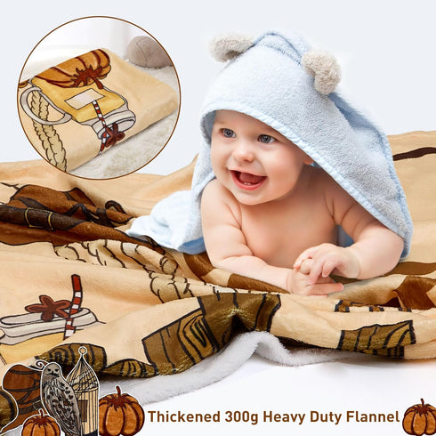 Harry Potter Magic Baby Monthly Milestone Blanket with Frame Harry Potter Theme Baby Month Photo Props Magic Print Baby Photo Blanket My First Bir...
