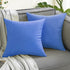 Outdoor Waterproof Throw Pillow Covers 16X16 Set of 2 Decorative Cobalt.Blue Patio Furniture Cushion Cases Outside Decor for Couch Garden Bench Po...
