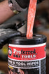 Proferred - T99001 PROFERRED Hand and Tool Wipes, Heavy Duty Tool Cleaning Wipes, Hand Cleaning Wipes, Degreasing, Waterless Hand Cleaner, Dual Su...