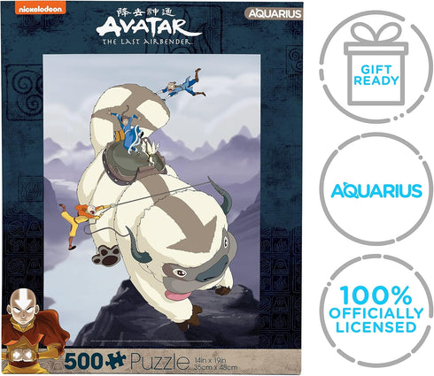 AQUARIUS Avatar Puzzle (500 Piece Jigsaw Puzzle) - Glare Free - Precision Fit - Officially Licensed Avatar: The Last Airbender Merchandise & Colle...