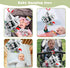 Crinkle Soft Baby Books, 3D Touch Feel High Contrast Cloth Book Sensory Baby Toys 0-6-12 Months, Early Learning Stroller Toys for Infants Toddler ...