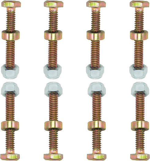 (Pack of 8) 1501216MA 1501216 Shear Pins & Nuts Kits for AYP Craftsman Murray 9524MA 301172 301172MA 722130 Snow Throwers...
