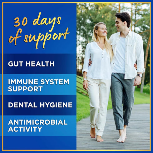Lactobacillus Salivarius Probiotic Capsules - L Salivarius Probiotic Oral Dental Probiotics for Bad Breath, Teeth and Gums Health - Immune Support...
