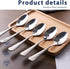 HANSGO 8PCS Hammered Coffee Spoons, Stainless Steel Tea Spoons Espresso Spoons for Dessert Coffee Tea...