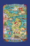 Kay Dee Designs Adventure Destinations Michigan Map Tea Kitchen Towel, 18" x 28", Various...