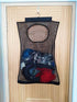 Breathable Mesh Laundry Hamper,Foldable Hanging Storage Basket,Portable Space Saving Storage Bag (Black)...