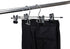 6 Quality Pants Hangers Heavy Duty Add-on Skirt/Slack Metal Hanger, Extra Wide Adjustable Clips, Multi Stackable Add on Hangers, Chrome, Jeans, Bo...