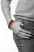 AMBERAGE Natural Baltic Amber Bracelet for Adults (Women/Men) - Hand Made from Raw-Unpolished/Certified Baltic Amber Beads(6 Colors) (7, Raw-Unpol...