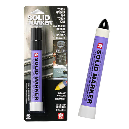 Sakura Solid Paint Markers - Permanent Marker Pens - Window, Wood & Glass Marker - Black Paint - 1 Pack...